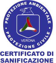 CERTIFICATO DI  SANIFICAZIONE