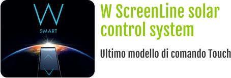 Ultimo modello di comando Touch W ScreenLine solar  control system