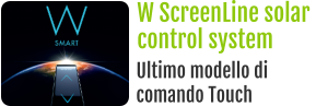 Ultimo modello di  comando Touch W ScreenLine solar  control system